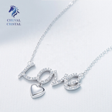 LOVE - Valentines Necklace - Cheval Cristal