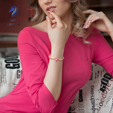 Pink Heart Bracelet - Cheval Cristal
