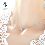 Infinity Necklace | 925 Sterling Silver - Cheval Cristal