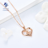 Mother With Child | 18k Rose Gold Plated - Cheval Cristal