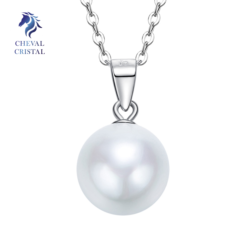 SILVER925 TRIVAL PEAL NECKLACE/シルバーネックレス Pearl Necklace | 925 Sterling Silver – Cheval Cristal