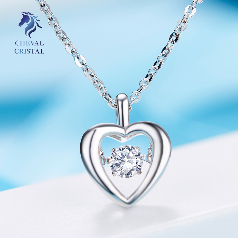 Diamond Heart | 925 Sterling Zilver - Cheval Cristal