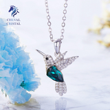 Emerald Hummingbird | 925 Sterling Silver - Cheval Cristal