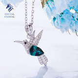 Emerald Hummingbird | 925 Sterling Silver - Cheval Cristal