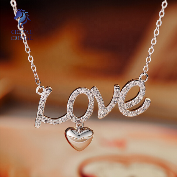LOVE - Valentines Necklace - Cheval Cristal