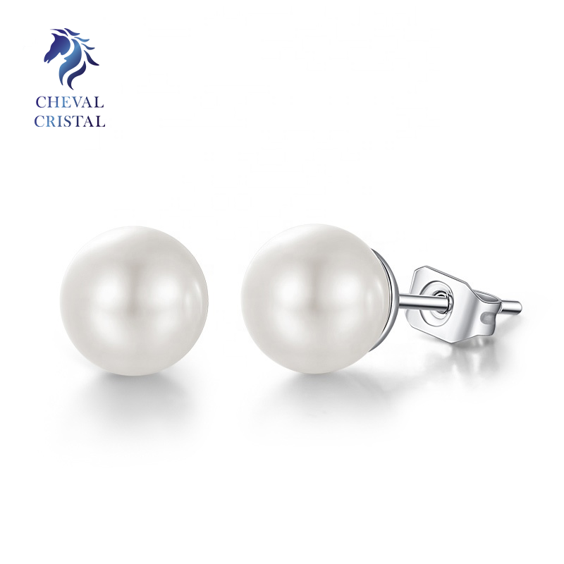 Pearl Earrings | 925 Sterling Zilver - Cheval Cristal