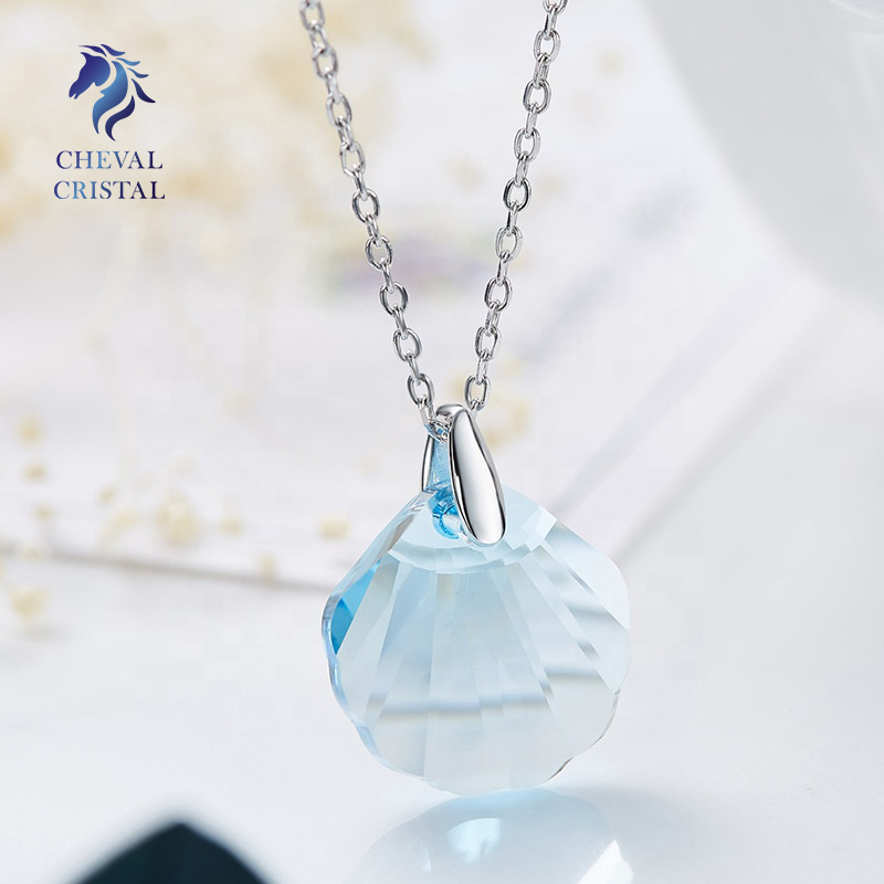 Crystal Seashell | 925 Sterling Silver - Cheval Cristal