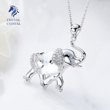 Crystal Elephant | 925 Sterling Silver - Cheval Cristal