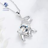 Crystal Elephant | 925 Sterling Silver - Cheval Cristal