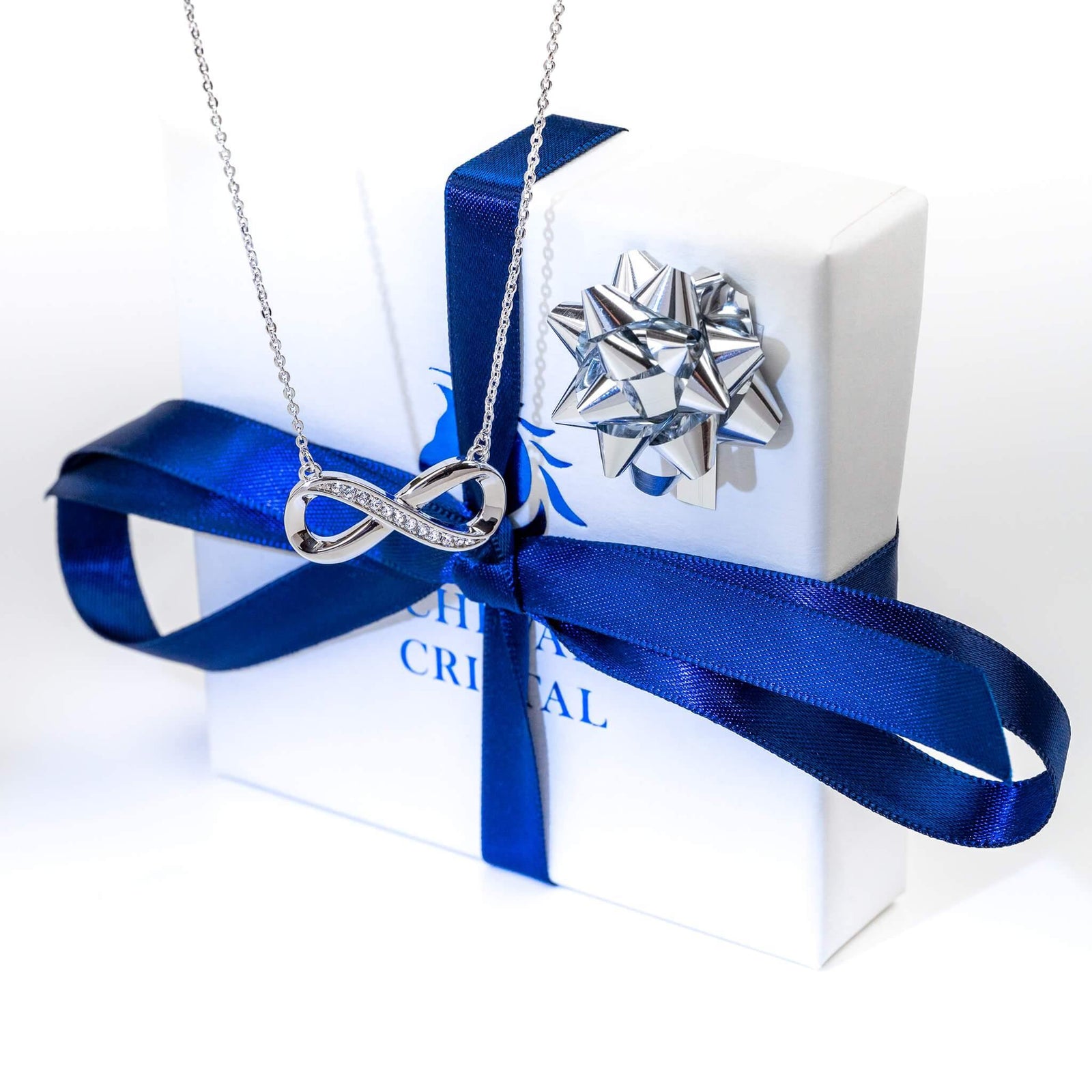 AENEAS Infinity Birthstone Necklace for Women Italy AENEAS Infinity Birthstone Necklace for Women Italy