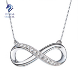 Infinity Necklace | 925 Sterling Silver - Cheval Cristal