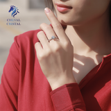 Moissanite Ring | 925 Sterling Silver - Cheval Cristal