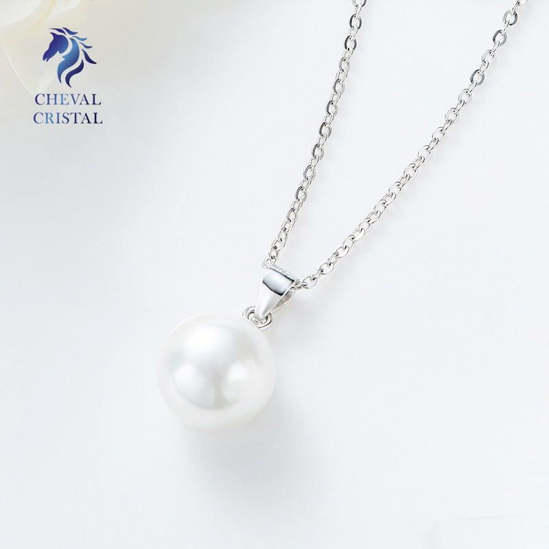 Pearl Necklace | 925 Sterling Silver - Cheval Cristal